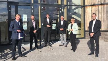 Ingo Gädechens zu Besuch bei den Stadtwerken Neustadt