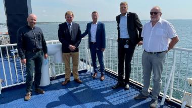 Ingo Gädechens bei der Reederei Scandlines