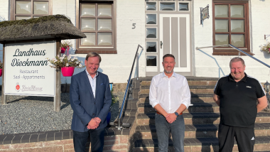 v.l.n.r. Ingo Gädechens, Ramin Dibadj-Mitzlaff &amp; Roland Dieckmann