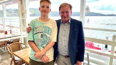 Ingo Gädechens und Niclas Abelstedt